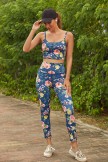 Floral Print Sporty Yoga Set